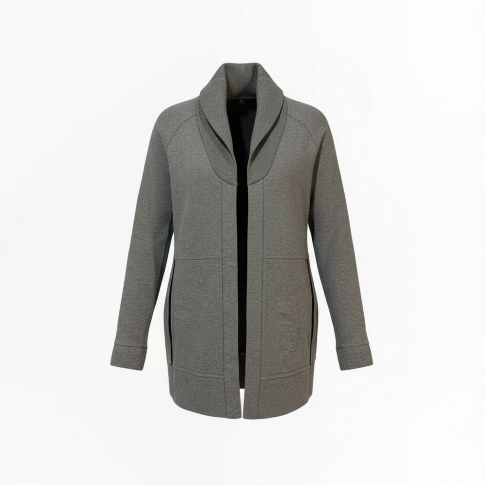Lululemon grey size 4 sweatshirt coat,